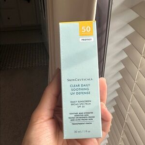 NEW SkinCeuticals Clear Daily Soothing UV Defense daily sunscreen